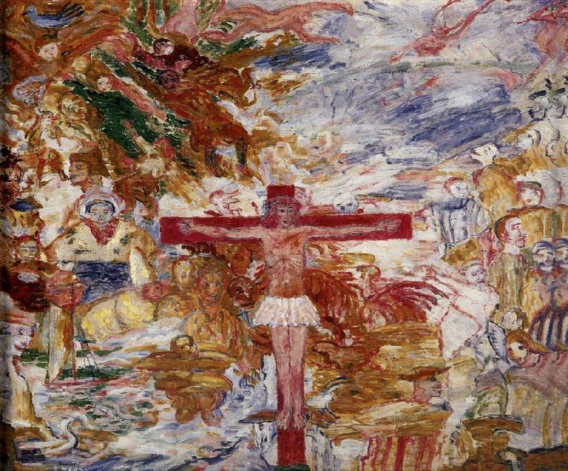 James Ensor Christ in Agony Norge oil painting art